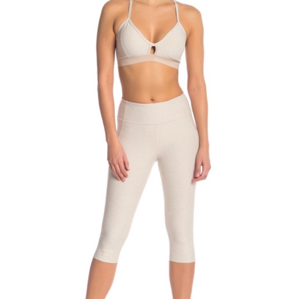 Outdoor Voices Knee Length warmup leggings oatmeal